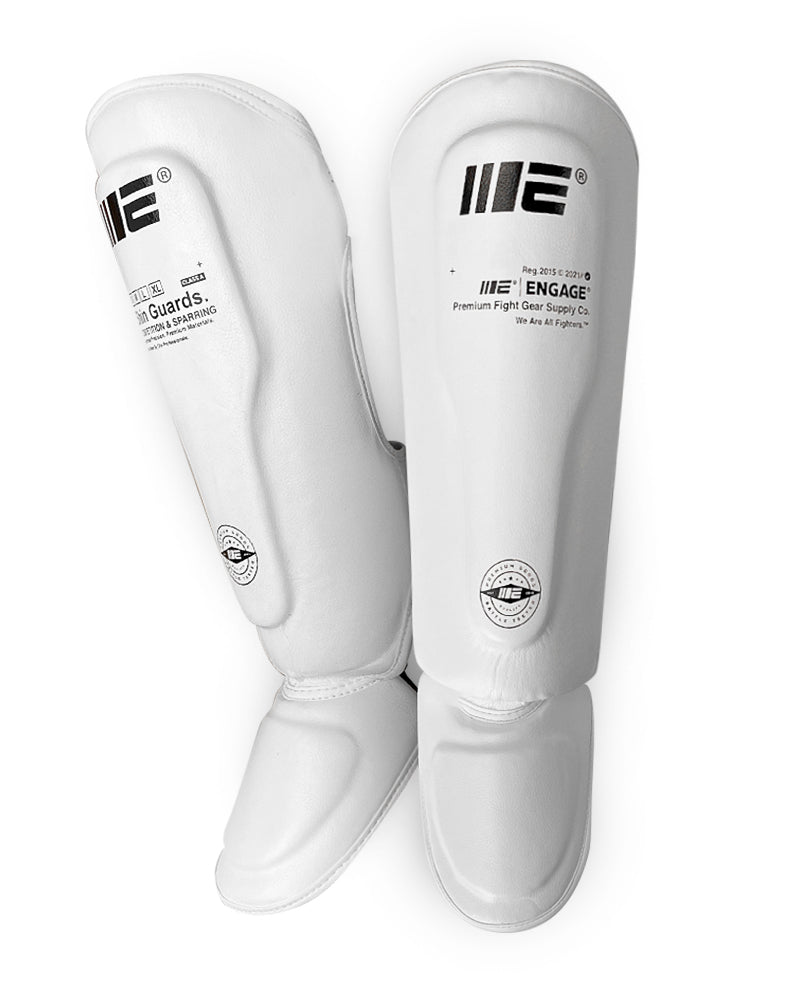 W.I.P Series Shin Guards (White)